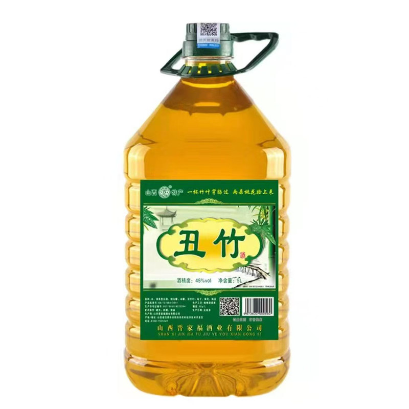 山西特产丑竹酒清香型5L大桶装