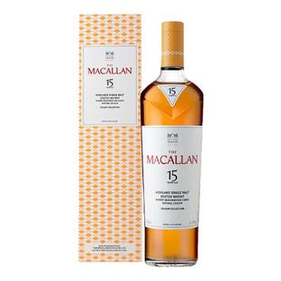 【官方正品】麦卡伦臻彩系列15年单一麦芽威士忌700ml 原装进口