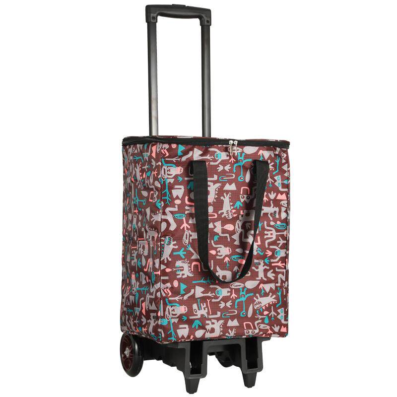 买菜小拉车家用手推车快递拉货拖车超市折叠便携手拉车拉杆购物车