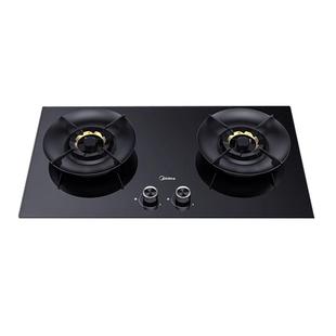 美的燃气灶双灶家用厨房大猛火天然气台式嵌入式官方旗舰店智能灶