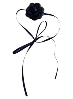 皮革女甜辣choker绑带