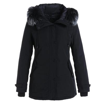 乔万尼商场新品短款羽绒服小个子黑色外套冬季欧洲站女装时尚通勤