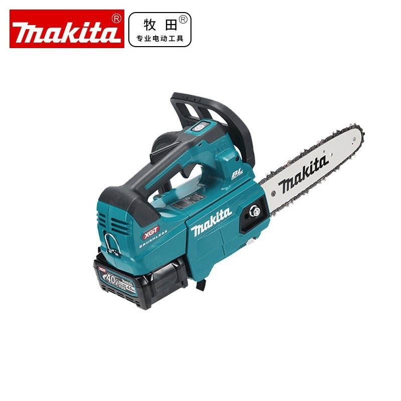 牧田充电式电链锯UC002G柴木工UC003G/UC004G/UC006电动工具40V锯