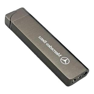 新款金属防风充气打火机绿焰经销商定制款长条礼盒装礼品高档新款