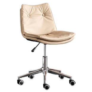 北欧电脑椅小空间户型轻奢升降书房写字办公转椅家用久坐舒适椅子