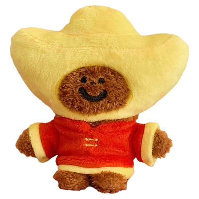 朴坊TUNEEGOODS财神小熊毛绒挂件