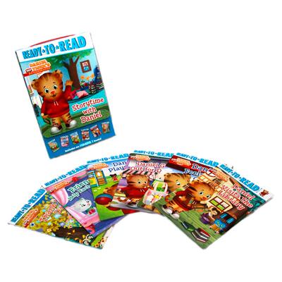 英文原版 Ready to Read Level 1 系列 storytime with Daniel 6册小老虎丹尼尔的邻居盒装合售 儿童英语分级阅读绘本英语学习提升