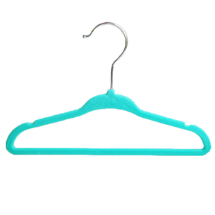 植绒衣架防滑无痕透光儿童干湿两用留存道衣柜收纳整理衣挂撑子