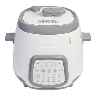 THERMOS/膳魔师EHA-4523-W陶瓷釉内胆电压力锅迷你多功能自动排气