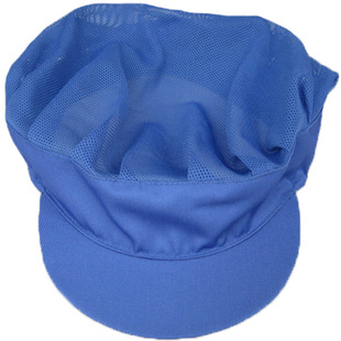 定制食品工作帽子男女防尘车间帽防掉发夏透气卫生厨房网帽可调节