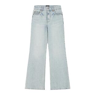 【免费改裤】WE11DONE女士休闲宽松直筒牛仔裤