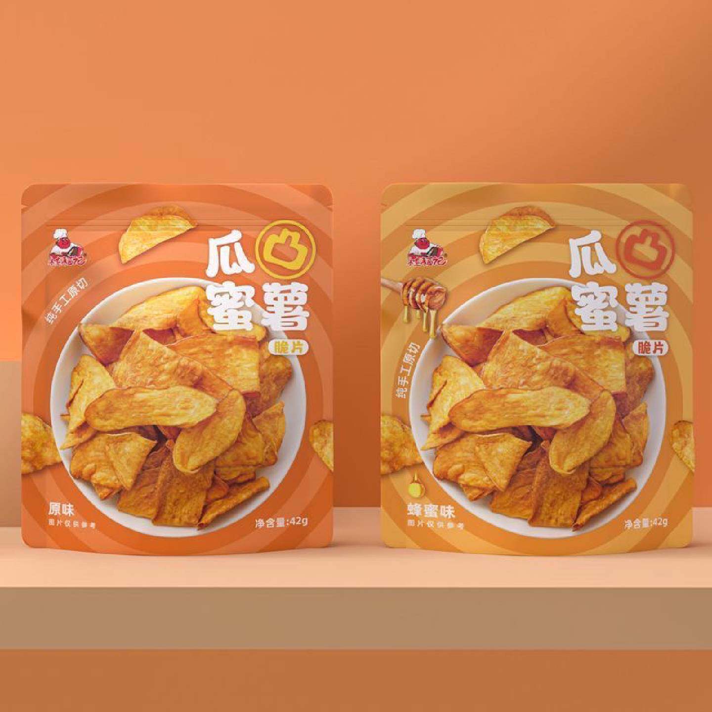 桂福记地瓜片蜜薯片蜂蜜原味红薯片小包装香脆网红解馋小零食
