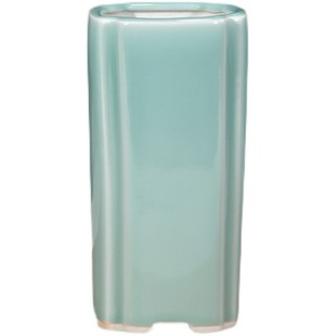 紫砂花盆青瓷釉兰花盆高盆多肉盆栽四方六方形签筒悬崖盆景盆白色