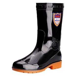 强人3515雨靴男中筒高筒胶水鞋防滑防污耐磨雨季鞋厨房工作干活鞋
