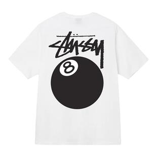 现货 Stussy 8 Ball Tee 美版经典八球黑八印花短袖T恤男女