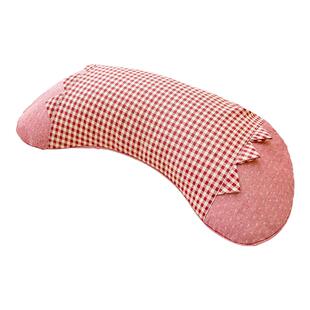 艾洛琳韩式护颈椎枕头成人荞麦枕芯单人睡觉专用月牙形可拆洗枕套