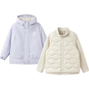 巴拉巴拉儿童羽绒服男童女童三合一滑雪外套秋冬款童装中大童上衣