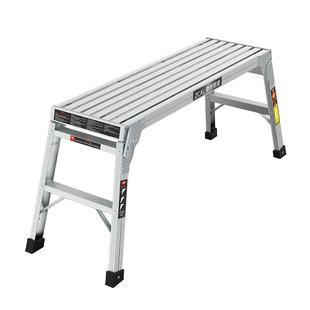 中创梯子室内装修脚手架多功能折叠伸缩升降马凳加厚铝合金平台梯