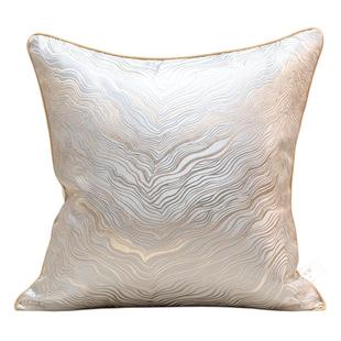 欧式轻奢高级感抱枕客厅沙发靠垫大靠背床上睡觉腰靠枕头套不含芯