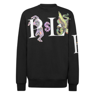 PHILIPP PLEIN 男士刺青长袖圆领卫衣