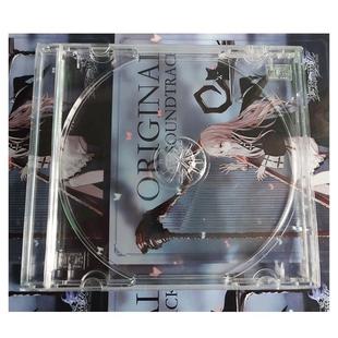 加厚光盘盒透明标准单片装CD碟片收纳盒CD光盘盒子双片装插封页两