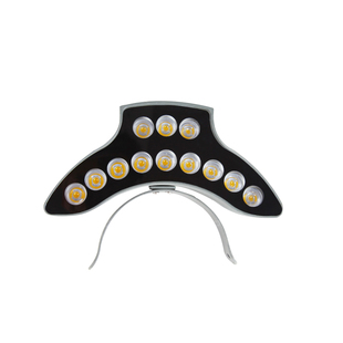 LED瓦楞灯户外防水古建筑凉亭月牙灯琉璃瓦射灯24V220V屋檐瓦片灯