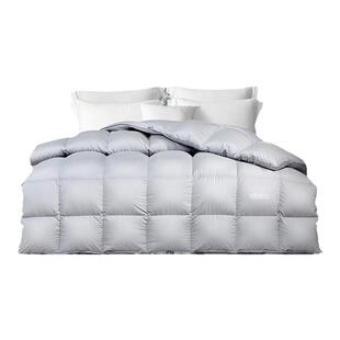 梦洁家纺95羽绒被子被芯锁温加厚保暖美洲雁羽绒冬被春秋被送礼