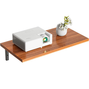 投影仪支架墙上置物架壁挂式路由器放置架电视机机顶盒架打孔家用收纳架卧室床头上方托架客厅上墙投影挂架