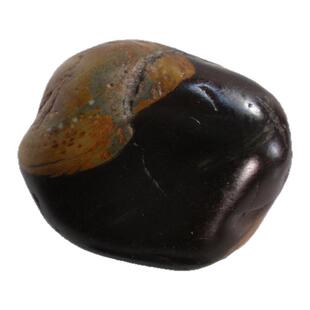 崂山试金湾纯天然试金石墨玉599克典当行专用试金打金工具19-1