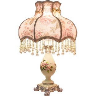 欧式卧室床头台灯温馨调光家用田园公主创意氛围灯结婚礼物婚房灯