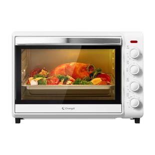 长帝电烤箱家用新款42升大容量多功能全自动披萨蛋糕烘焙小型烤箱