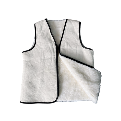 皮毛一体宽松加厚背心
