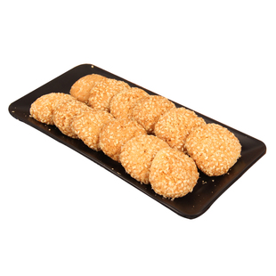 江苏盐城特产老式小麻饼小孩零食手工芝麻酥饼传统糕点小吃金钱饼