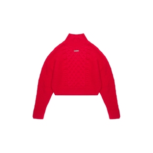 IRO Night 绵羊毛半高领肌理针织毛衣法式冬季款