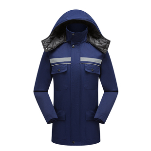 冬季加厚工作服棉衣男仓管物业冷库防寒服棉服劳保服冬装定制工装