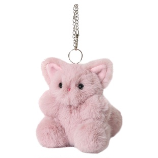 [情人节礼物]SURROUND香氛精灵玫瑰MIZ毛绒小猫玩偶包包挂件香薰