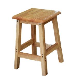 加高酒吧方凳家用实木方凳子学生高板凳四方子原木高脚凳吧台木质