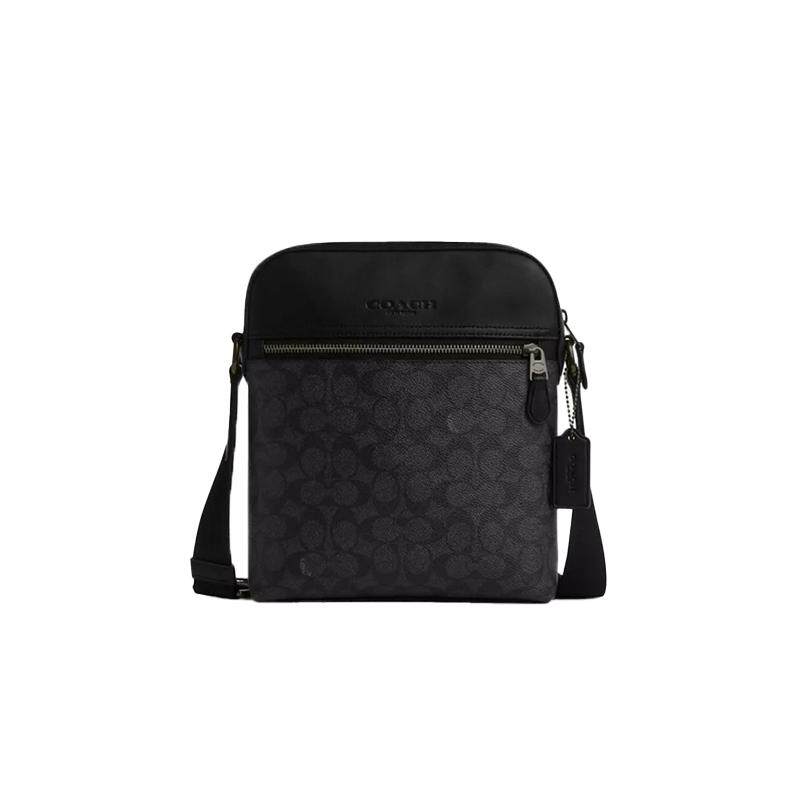 【自营】COACH/蔻驰男士包 Houston单肩商务/旅行斜挎包男包礼物