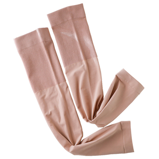 （2双）春秋中厚护膝袜肤色过膝丝袜长筒袜防下滑九分平口腿套袜