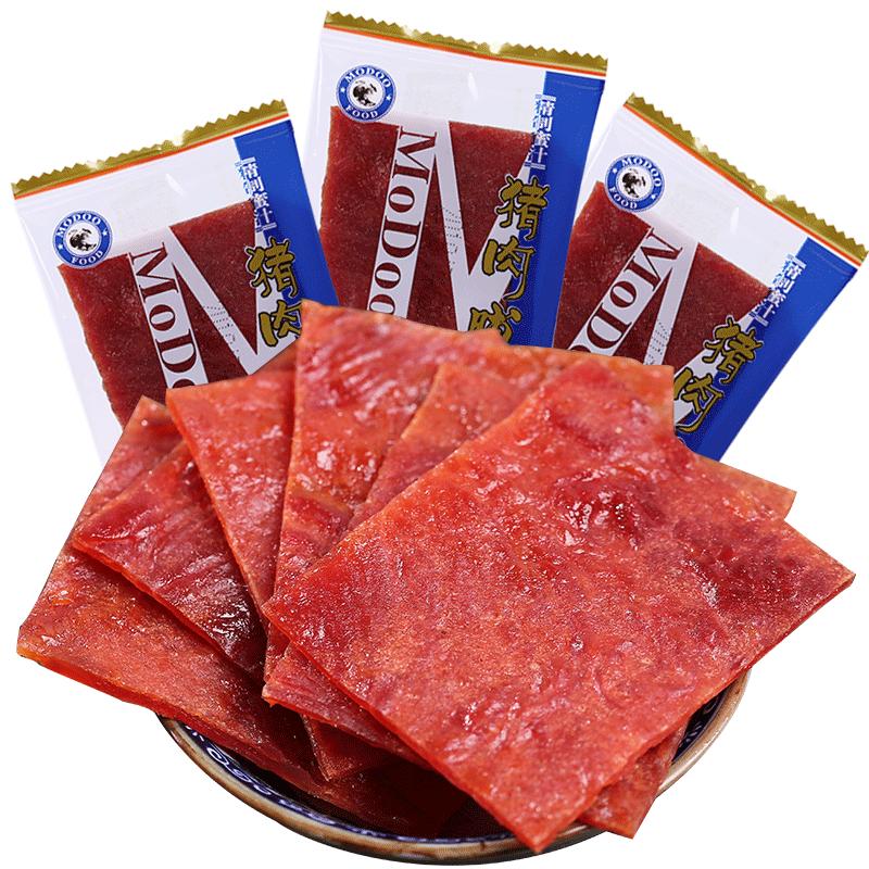 牧童猪肉脯精制蜜汁猪肉干靖江特产食品下酒菜肉类休闲零食小吃
