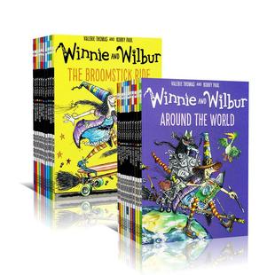 点读版英文原版Winnie and Wilbur温妮女巫绘本系列牛津出版吴敏兰书单支持盯洞龙点读笔图画故事书插图进口小学生读物少儿英语