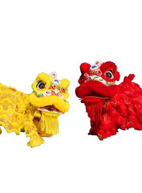 醒狮南狮东吴龙狮高档羊毛整套