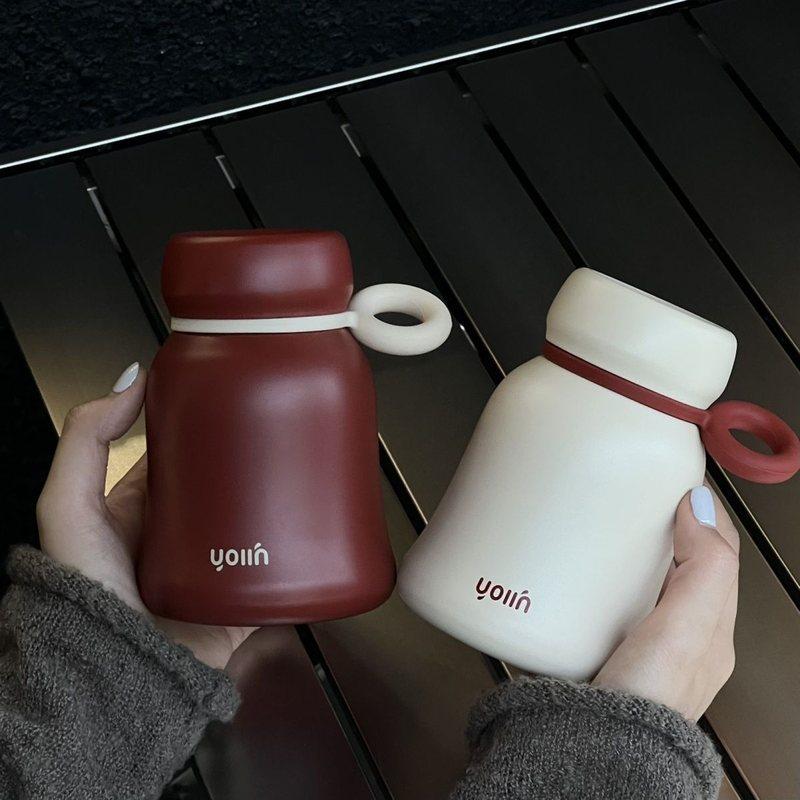 小巧学生上学便携式ins保温杯女生新款铃铛杯日式高颜值水杯送礼