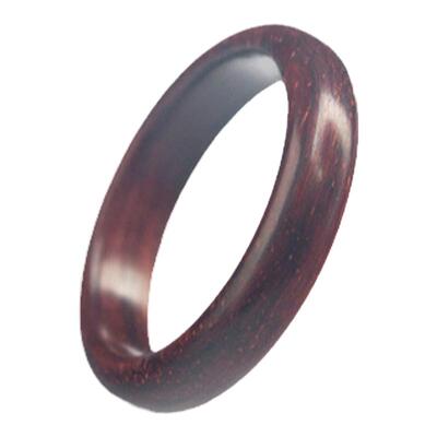 印度小叶紫檀木戒指男女款戒指跑环手机扣木婚礼物木戒指环定制