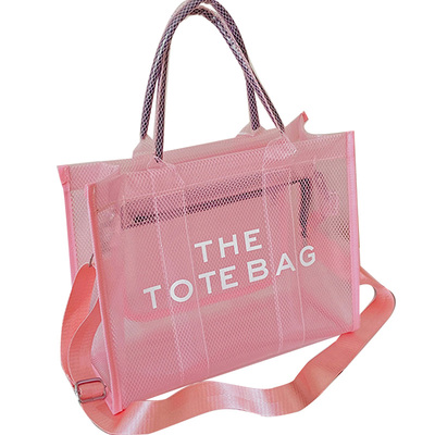 2022新款潮流沙滩包beach字母