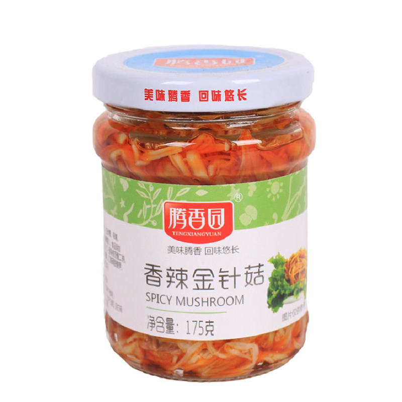 下饭菜咸菜休闲食品香辣金针菇