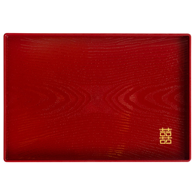 结婚敬茶托盘糖果盘零食盘喜盘