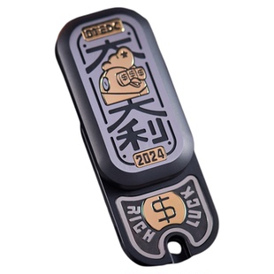 指玩屋 01剑锋联名小肥皂旋转机械推牌edc解压玩具指尖潮玩黑科技
