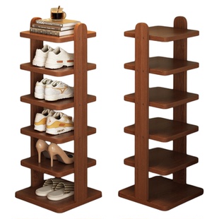 实木鞋架多层家用门口室内简易小窄鞋柜入户门不占地方鞋子收纳架