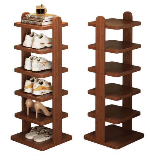 实木鞋架多层家用门口室内简易小窄鞋柜入户门不占地方鞋子收纳架
